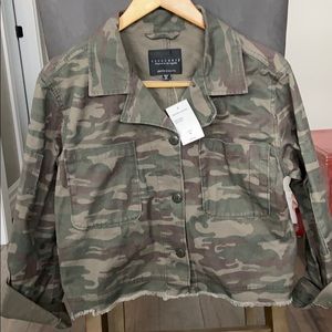 Sanctuary Crop Camo Jacket